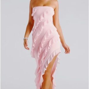 Windsor Pink Ruffle Dress